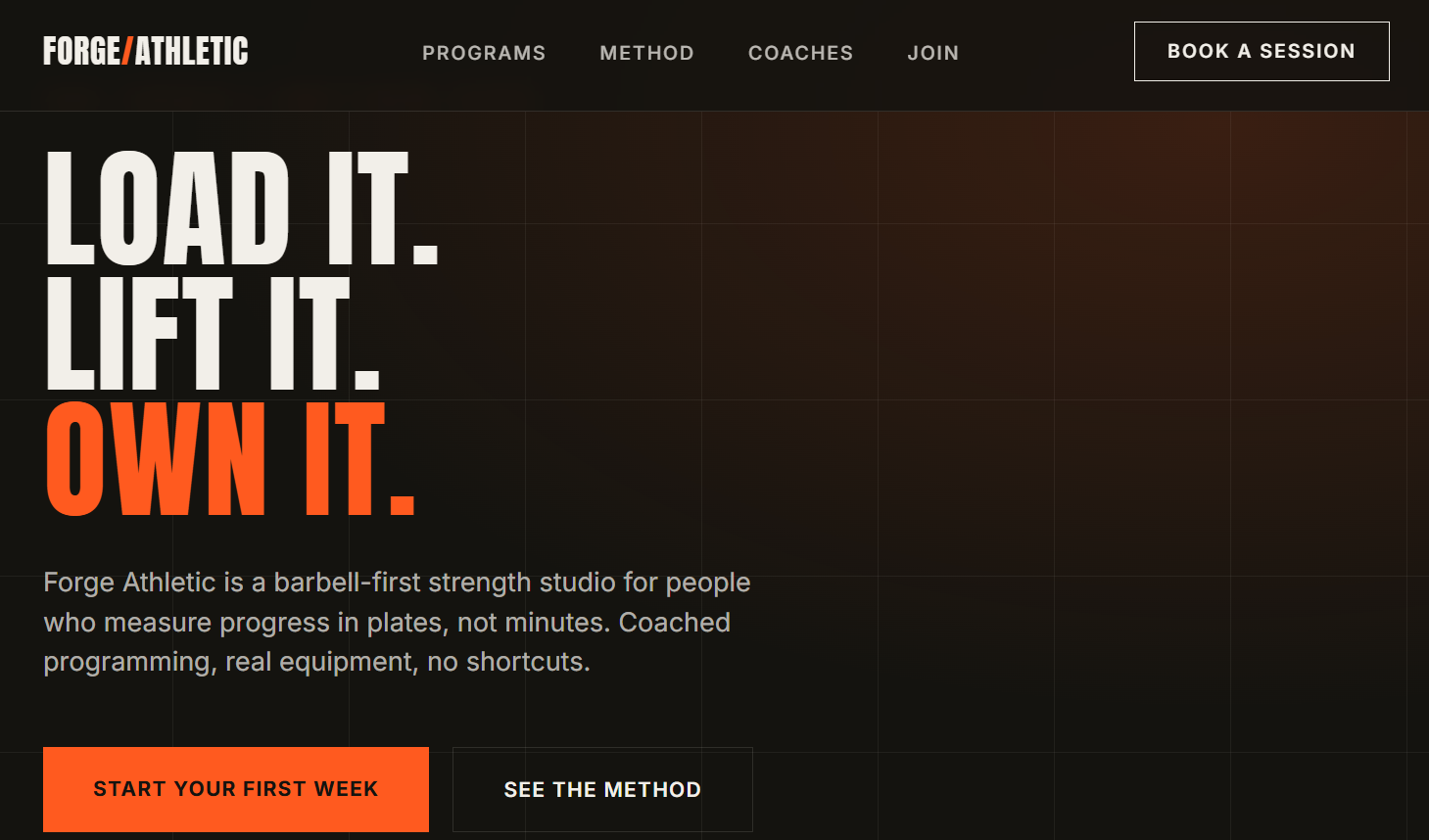 Website project preview